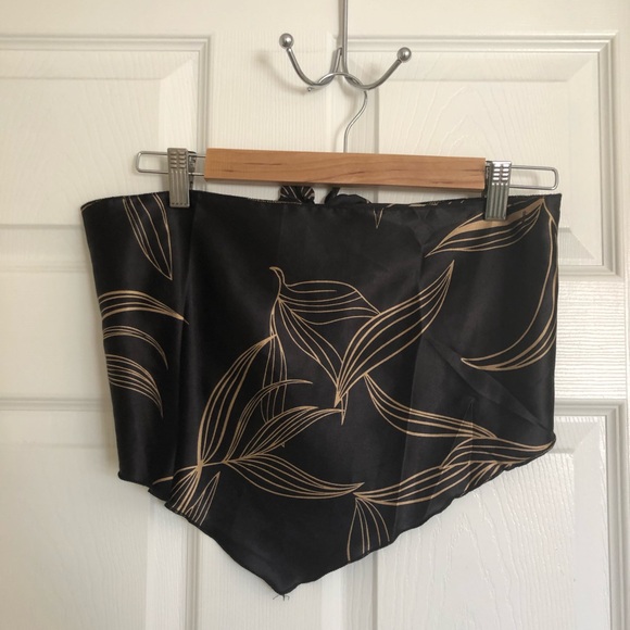 VINTAGE SILK SCARF TOP - Picture 2 of 7